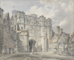 Christ Church Gate, Canterbury, 1793-94 von Joseph Mallord William Turner