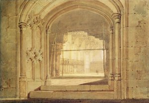 Christchurch Hall, Oxford, ca. 1800