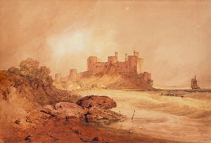 Conway Castle, Nordwales, ca. 1800 von Joseph Mallord William Turner