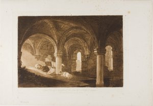 Krypta der Kirkstall Abbey, Platte 39 aus Liber Studiorum