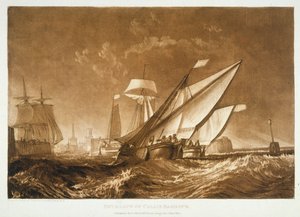 F.55.I Eingang zum Hafen von Calais, aus dem 