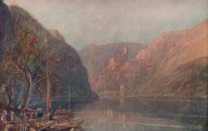 Goarshausen und Burg Katz, 1909 von Joseph Mallord William Turner
