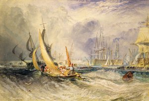Gosport: der Eingang zum Hafen von Portsmouth von Joseph Mallord William Turner