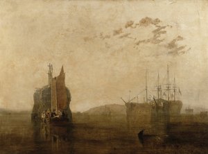 Hulks auf dem Tamar, ca. 1812 von Joseph Mallord William Turner