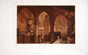 Innenraum einer Kirche von Joseph Mallord William Turner