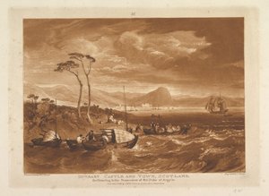 Inverary Castle und Stadt, Schottland Liber Studiorum, Teil XIII, Platte 65, 1. Januar 1816