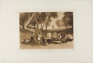 Jugendliche Streiche, Tafel 22 aus Liber Studiorum von Joseph Mallord William Turner