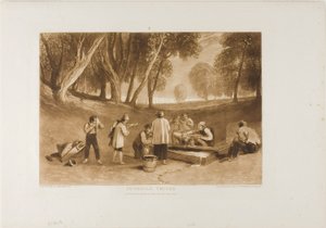 Jugendliche Streiche, Platte 22 aus Liber Studiorum von Joseph Mallord William Turner