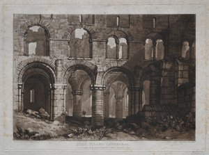 Liber Studiorum: Kathedrale der Heiligen Insel von Joseph Mallord William Turner