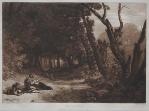 Liber Studiorum: Procris und Cephalus von Joseph Mallord William Turner
