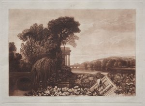 Liber Studiorum: Tempel der Isis von Joseph Mallord William Turner