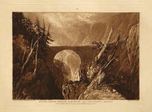 Teufelsbrücke von Joseph Mallord William Turner