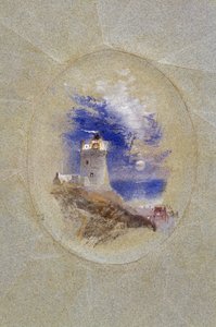 Lowestoffe Leuchtturm, ca. 1827 von Joseph Mallord William Turner