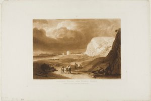 Martello-Türme in der Nähe von Bexhill, Sussex, Tafel 34 aus Liber Studiorum