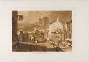 Morpeth, Tafel 21 aus Liber Studiorum von Joseph Mallord William Turner