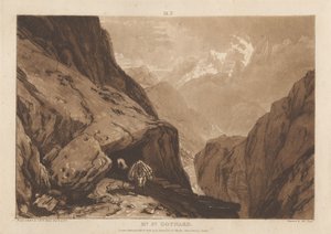 Mt. St. Gotthard von Joseph Mallord William Turner