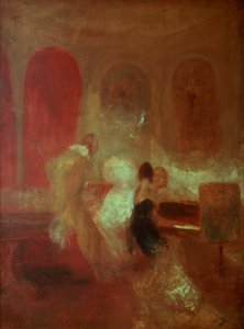 Musikparty, East Cowes Castle, Isle of Wight, 1835 von Joseph Mallord William Turner