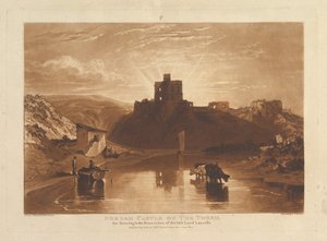 Norham Castle am Tweed, Liber Studiorum, Teil XII, Platte 57 von Joseph Mallord William Turner