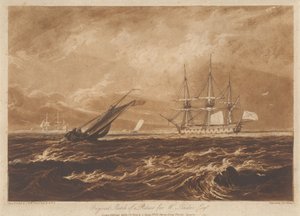 Originalskizze eines Bildes für W. Leader, Esq. von Joseph Mallord William Turner