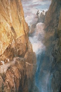 Passage des St. Gotthard von der Teufelsbrücke, 1804 von Joseph Mallord William Turner
