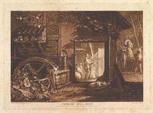 Pembury Mill, Kent Liber Studiorum, Teil III, Platte 12 von Joseph Mallord William Turner
