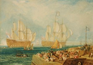 Plymouth-Hafen: Französische Preise einholen von Joseph Mallord William Turner