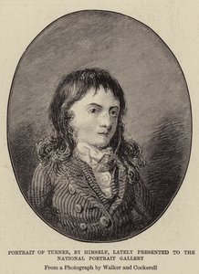 Porträt von Turner, von ihm selbst, kürzlich der National Portrait Gallery geschenkt von Joseph Mallord William Turner