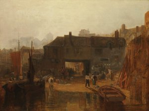 Saltash mit der Wasserfähre, Cornwall, 1811 von Joseph Mallord William Turner