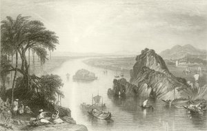 Szene bei Colgong am Ganges