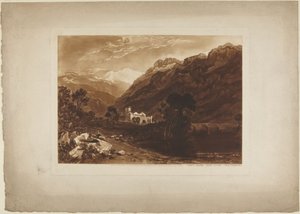 Szene in den Alpen von Joseph Mallord William Turner