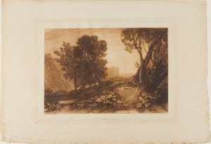 Einsamkeit, Platte 53 aus Liber Studiorum von Joseph Mallord William Turner
