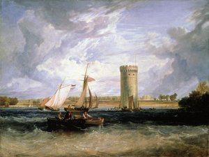 Tabley, der Sitz von Sir J.F. Leicester Bt.: Windiger Tag von Joseph Mallord William Turner
