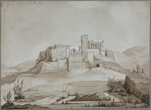 Die Akropolis vom Pnyx, Athen, Griechenland von Joseph Mallord William Turner