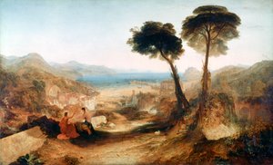 Die Bucht von Baiae, mit Apollo und der Sibylle, ca. 1823 von Joseph Mallord William Turner