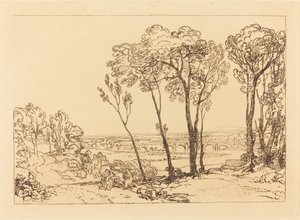 Die Brücke in mittlerer Entfernung von Joseph Mallord William Turner