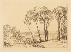 Die Brücke in mittlerer Entfernung von Joseph Mallord William Turner