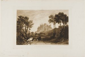 Das Schloss über den Wiesen, Platte 8 aus Liber Studiorum