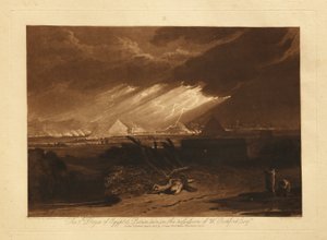 Die fünfte Plage Ägyptens von Joseph Mallord William Turner