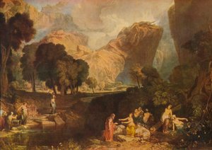 Die Göttin der Zwietracht wählt den Apfel des Streits im Garten der Hesperiden, 1806 von Joseph Mallord William Turner