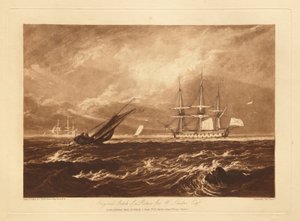 Das Seestück „Leader“ von Joseph Mallord William Turner
