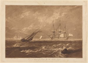 Das Seestück „Leader“ von Joseph Mallord William Turner