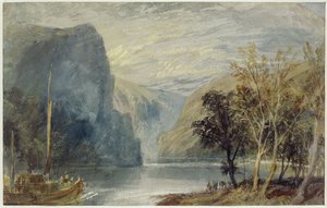 Der Loreley-Felsen, um 1817 von Joseph Mallord William Turner