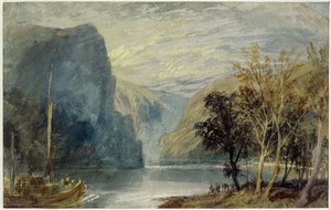 Der Lorelei-Felsen, 1817 von Joseph Mallord William Turner