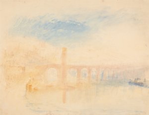 Die Moselbrücke, Koblenz von Joseph Mallord William Turner