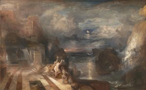 Der Abschied von Hero und Leander, vor 1837 von Joseph Mallord William Turner