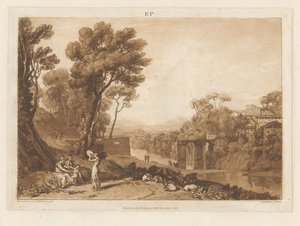 Die Frau und das Tamburin von Joseph Mallord William Turner
