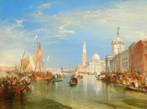 Venedig: Dogana und San Giorgio Maggiore von Joseph Mallord William Turner