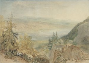 Ansicht von Farnley Hall in Yorkshire von Joseph Mallord William Turner