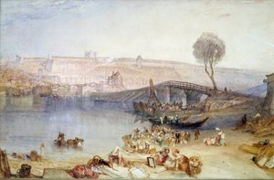 Ansicht des Geländes und des Schlosses von Saint Germain en Laye (Gemälde von Joseph Mallord William Turner) von Joseph Mallord William Turner