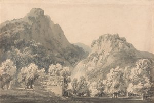 Wasserfall von Lodore, Cumberland von Joseph Mallord William Turner